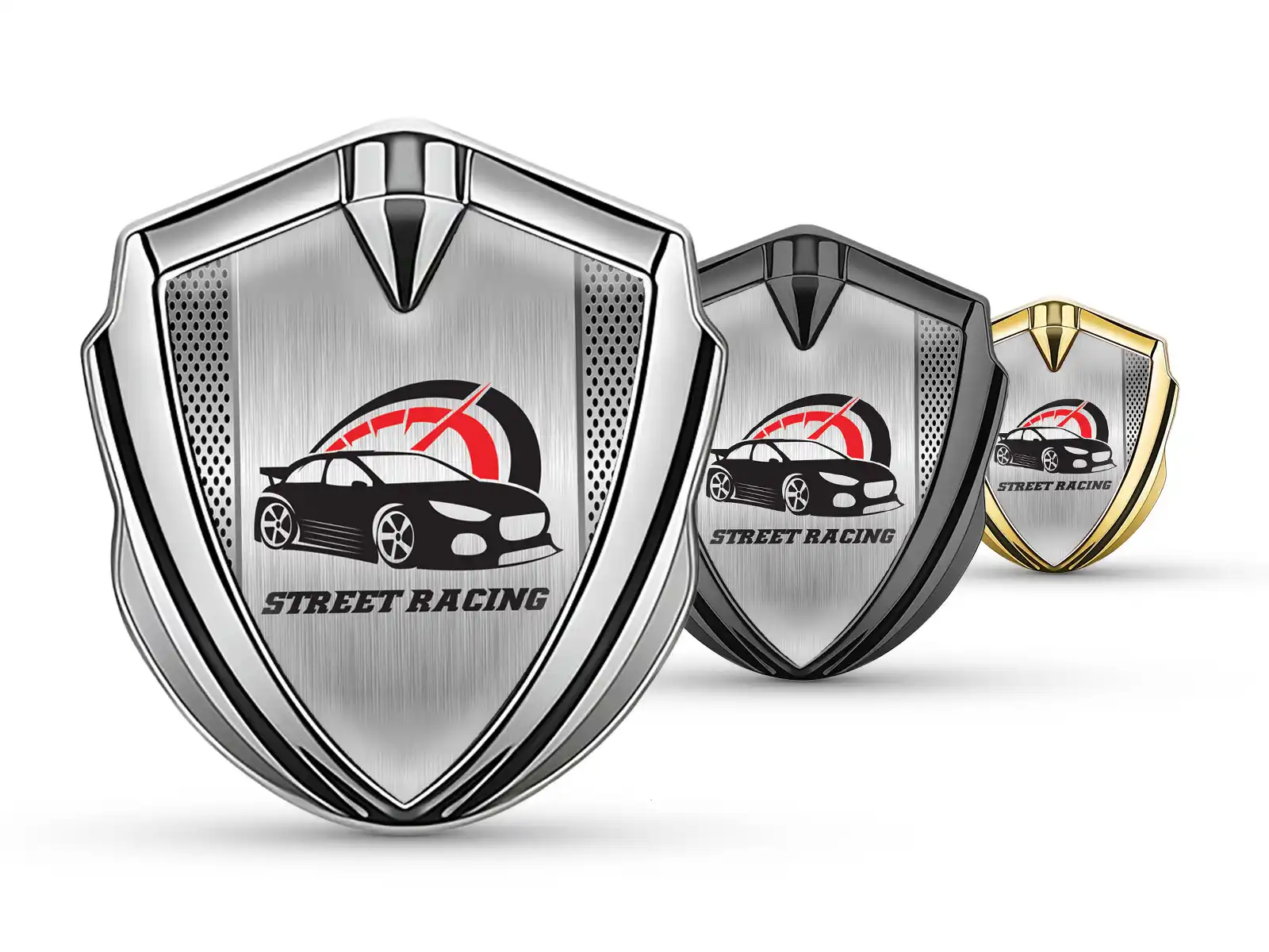 Silicone Emblema Badge Stile Pro Inox